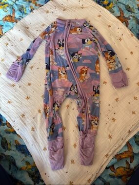 Little Sleepies Zippy 3-6 month Bluey